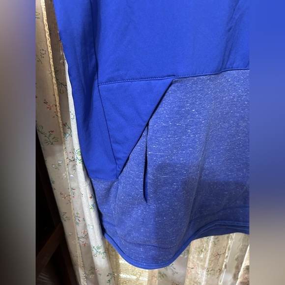 Nike Yoga Dri-FIT Hoodie Pullover Sweatshirt Indigo Blue DH1931-499 Men's L - Picture 2 of 5